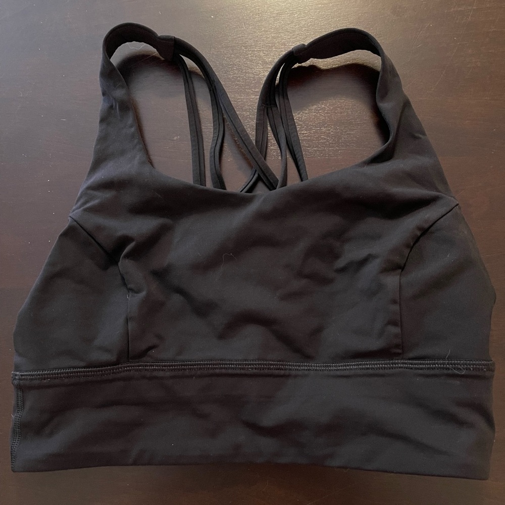 Lululemon energy bra black sz8